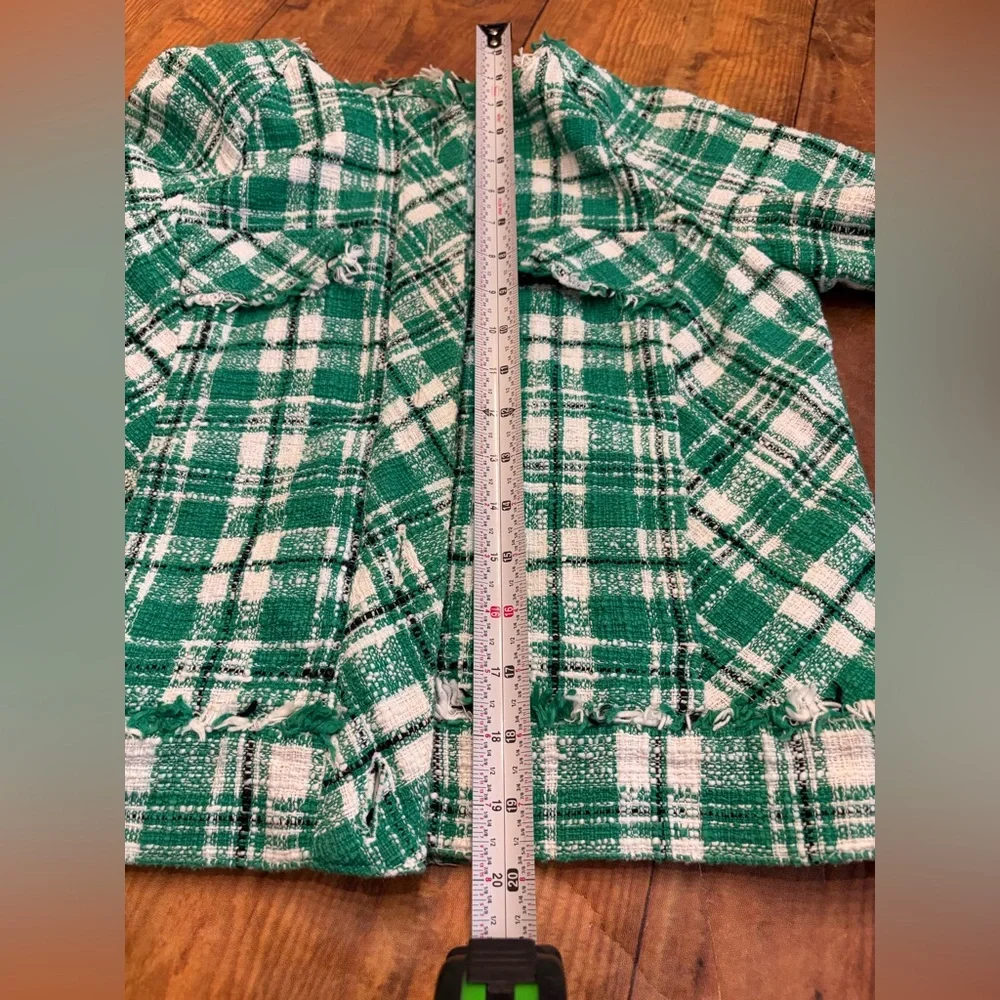 CAbi Green Plaid‎ Library Jacket - Picture 8 of 8